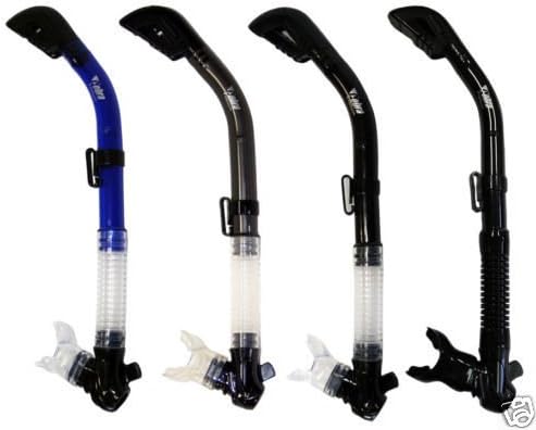Cobra Scuba Diving Totally Dry Snorkel + Signal Whistle
