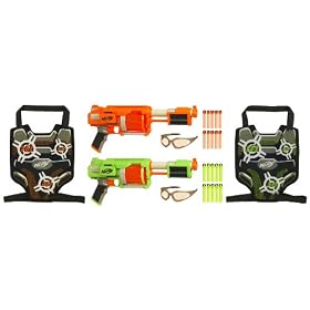 Nerf Dart Tag Furyfire 2 Player Set - Green/Orange