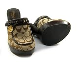 Coach Jodey KHI/CHT Clogs w Heel Shoes Size 8.5