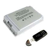 6 Cells Apple iBook G3 G4 12 Series Book M7699J/A M9426ZH/A Replacement Laptop battery ftis M8403 M8433 M8956 M9337 A1008 8403 661-1764 661-2472 661-2569 661-2672 661-2994 series w/ A USB2.0 SD card as a free gift “