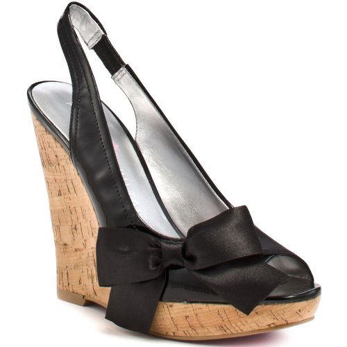 PARIS HILTON Women's Galaxy (Black Patent 5.5 M)