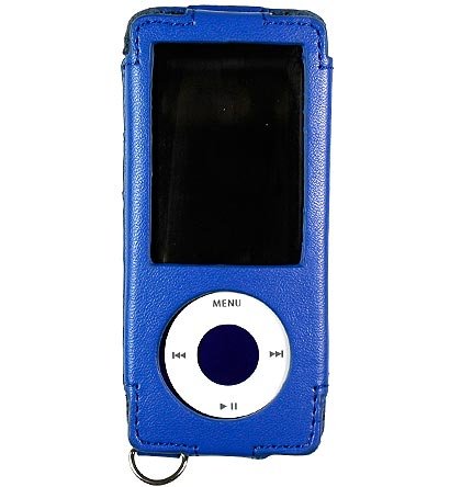 Leather Case for Apple iPod Nano 4th Gen, 5th Generation Player 8gb 16Ggb with belt clip Bonus Screen Protector Accessory included