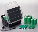 Eco Friendly Solar battery charger with multi-jack