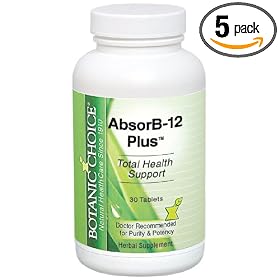 Botanic Choice Vitamin B-12 30's Bottle (Pack of 5)