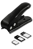 HHI Nano SIM Card Cutter with Adapter Pack - Black (Package include a HandHelditems Sketch Stylus Pen)