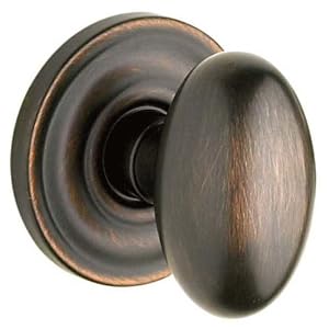 Baldwin 5425.112.PRIV Egg Knob Privacy Set, Venetian Bronze by 