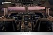 747 New Livery Flight Deck Poster