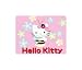 Brand New Hello Kitty Mouse Pad Pink With Flowers