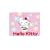 Brand New Hello Kitty Mouse Pad Pink With Flowers