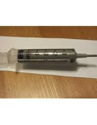 Single Detail Page Misc: Diamond Lapidary Paste 200,000 Grit 0/0.1 Micron for Finest Mirror Finish 5 Gram Syringe, (H) 50% Concentration of Diamond Powder - TechDiamondTools