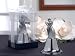 Silver Bride and Groom Wedding Bell (Set of 48) - Baby Shower Gifts & Wedding Favors