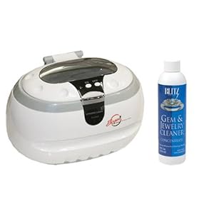 Ultrasonic Jewelry Cleaner By Bogue Systems + Ecofriendly Ultrasonic Jewelry Cleaner + Blitz Liquid Jewelry and Gem Cleaner + More