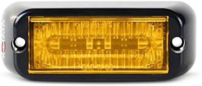 VIVIOX Intensity Grill Light 4 LED Tow Truck or Snow Plow, Construction Vehicle Auto Light Head - A3400-Amber