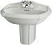 Bathroom Sink Wall Mounted by Kohler - K-2226-1 in Almond