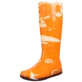 dav Women's Sport Rain Boot,Tangerine Lotus,11 M US