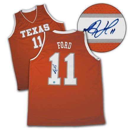 T.J. Ford Toronto Raptors Autographed/Hand Signed Basketball Jersey