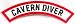 Cavern Diver Chevron Patch Embroidered Iron On Cave Scuba Diving Emblem Souvenir