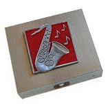 Saxophone Travel Jewelry Case