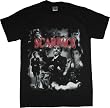 Scarface Montage Movie T-shirt Tony Montana Black