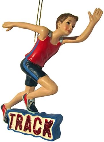 Boys Track Star Christmas Ornament [C7264B85267455]