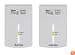 Actiontec MegaPlug 85 Mbps Ethernet Adapter Twin-Pack