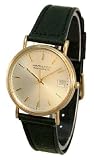 HAMILTON Men's Masterpiece Series 14 Karat Gold Watch with Leather Strap. Model: HAM-914631