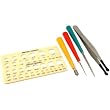 5 Jewelers Bead Reamers Tweezers Beading Gauge Tools