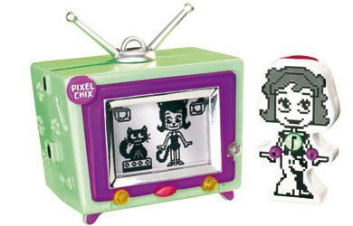 Childrens Toyshop  Toys : Pixel Chix TV Pet Planet Set