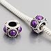 1 x Silver Plated (106) Spacer Bead, will fit Pandora/Troll/Chamilia Style Charm Bracelet.