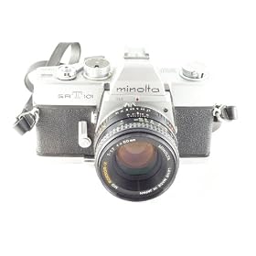 Click here to buy Minolta SRT 101 35mm SLR film camera by Minolta.