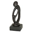 Mother and Child Fine Art - Black