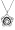 14k White Gold Diamond Flower Pendant (.05 cttw, J Color, I2 Clarity), 16