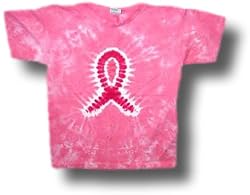 Tie Dye Mania Breast Cancer Awareness / Pink Ribbon Tie-Dye Short Sleeve T