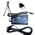 HQRP Replacement AC Adapter / Power Supply for Sony CyberShot DSC-P100, DSC-P100/LJ, DSC-P100/R Digital Camera - (incl. USA Plug & Euro Adapter) plus HQRP Black Mini Tripod
