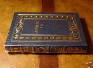 Apollo 13 [Full Leather Signed by Both Authors]