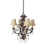 Capital Lighting Fixtures Seville Four Light Chandelier With Crystals With A GILDED UMBER Finish 3443GU-417-CR