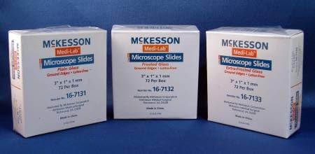 MCK66462400 - Mck Brand Microscope Slide Medi-Lab 1 X 3 Inch X 1 mm Frosted End