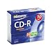 ~:~ MEMOREX ~:~ CD-R Discs, 700MB/80min, 52x, w/Slim Jewel Cases, Silver, 10/pack