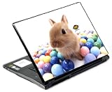 Brown Cute Bunny Rabbit - Official Hanadeka Club Animal Decorative Protector Skin Decal Sticker for Laptop Computer