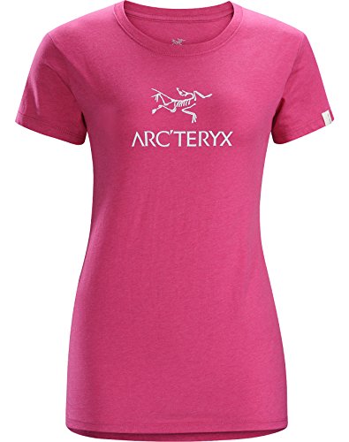 Arcteryx Arc'word SS T Shirt - Women's Heathered Houli Pink Large