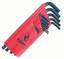 Bondhus 10995 Set of 15 Balldriver L-wrenches, ProGuard Finish, sizes 1.27-10mm