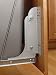 Rev-A-Shelf RV DM17 KIT Heavy Duty Door Mount Kit - Metal-Metallic Silver