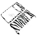 LG enV2 VX9100 VX-9100 Protector Hard Case Image Cover Zebra 05