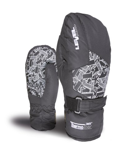 Level Kinder Handschuh  Mitt, 01 black, III, 4144JM