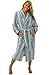 Del Rossa Women's Fleece Robe, Shawl Collar Bathrobe