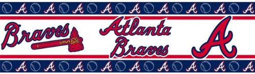 Atlanta Braves Kids Wallpaper Border