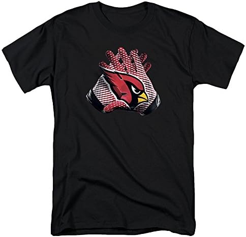 Famous Panda Arizona Cardinals Players Gloves Men's T Shirt (3XL, Black)