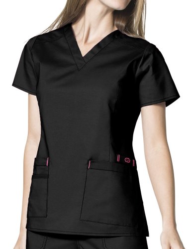 Wink 'WonderFLEX 'Verity' V-Neck Top' Scrub Top