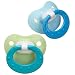 NUK 2 Pack Classic Silicone BPA Free Fashion Pacifier, Size 1