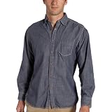 TimberlandMen'sLongSleeveChambrayWovenShirt,ChelseaBlue,Large
